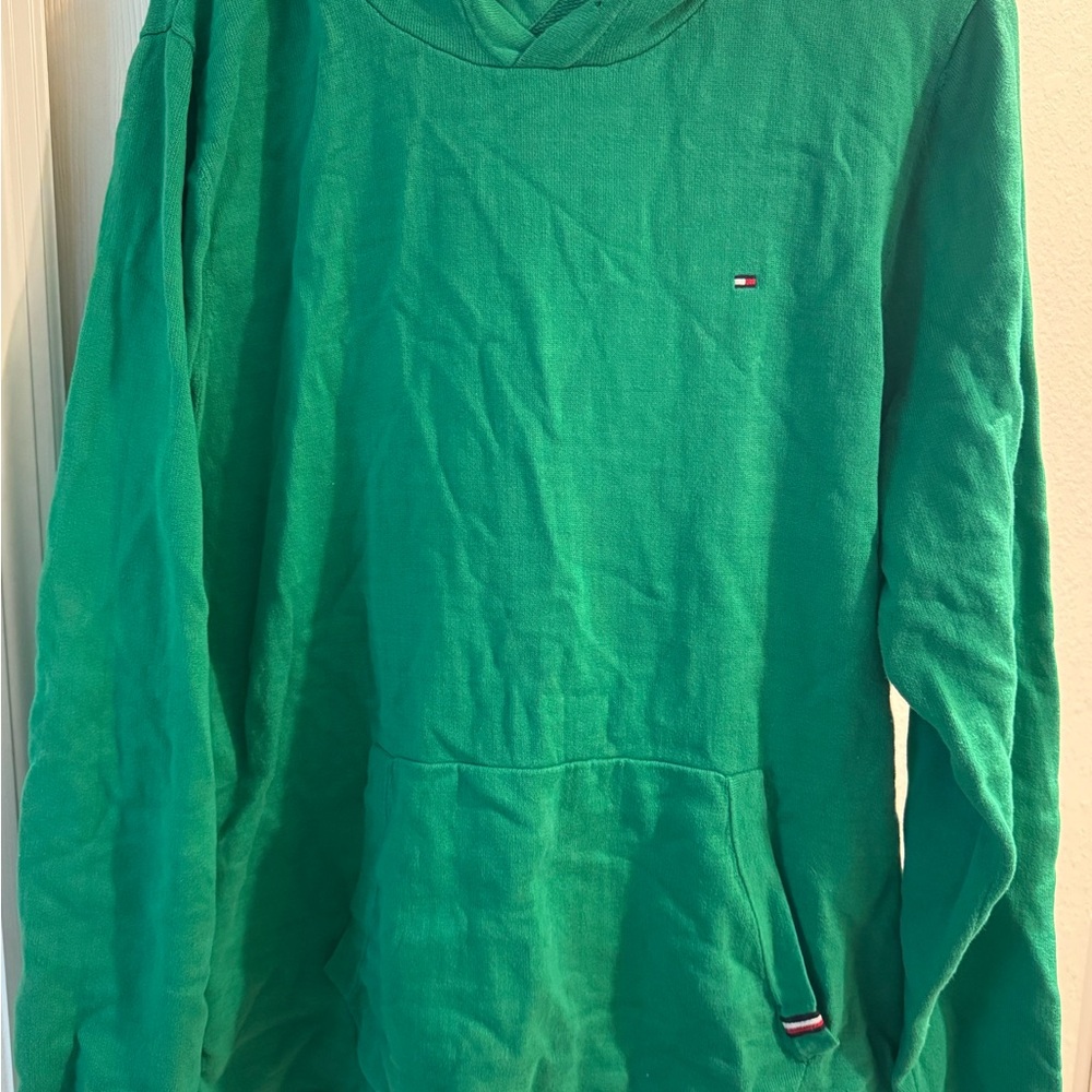 Tommy Hilfiger Vibrant Green Men's Sweater